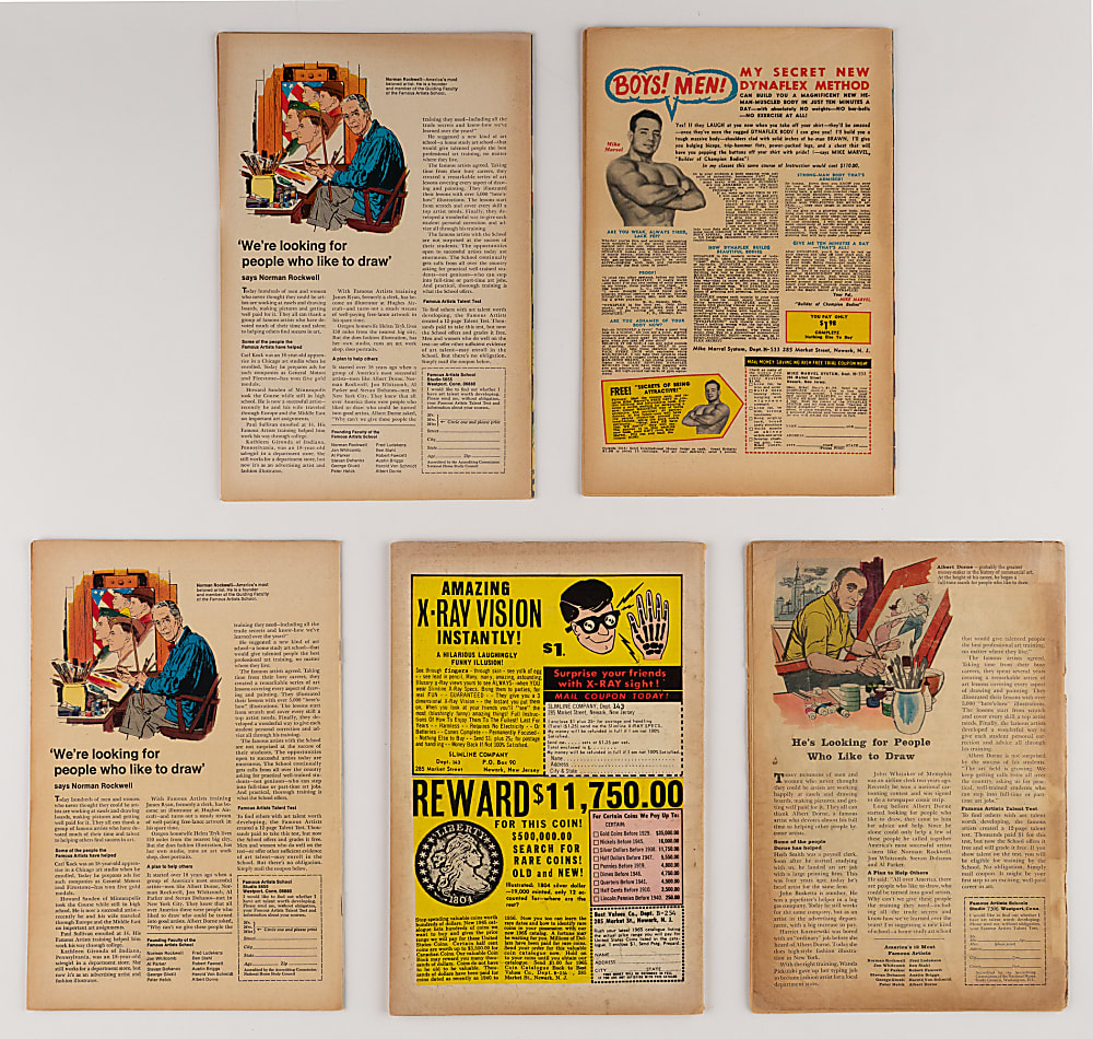 1960s Marvel Super-Hero Key Issue Comics (5) with Amazing Spider-Man #18 First Ned Leeds & Fantastic Four #46 First Black Bolt