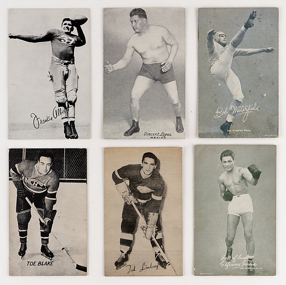 1920s-1950s Multi-Sport Exhibits Collection (10) with (4) SGC Graded