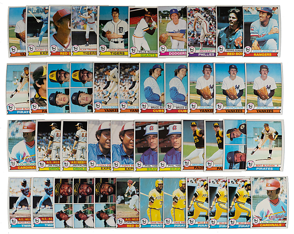 1979 Topps Collection (1,275+) with (120+) Hall of Famers Including Nolan Ryan & Ozzie Smith Rookie - Clean!