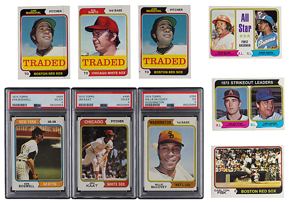 1974 Topps Collection (1,250+) with (80+) Hall of Famers
