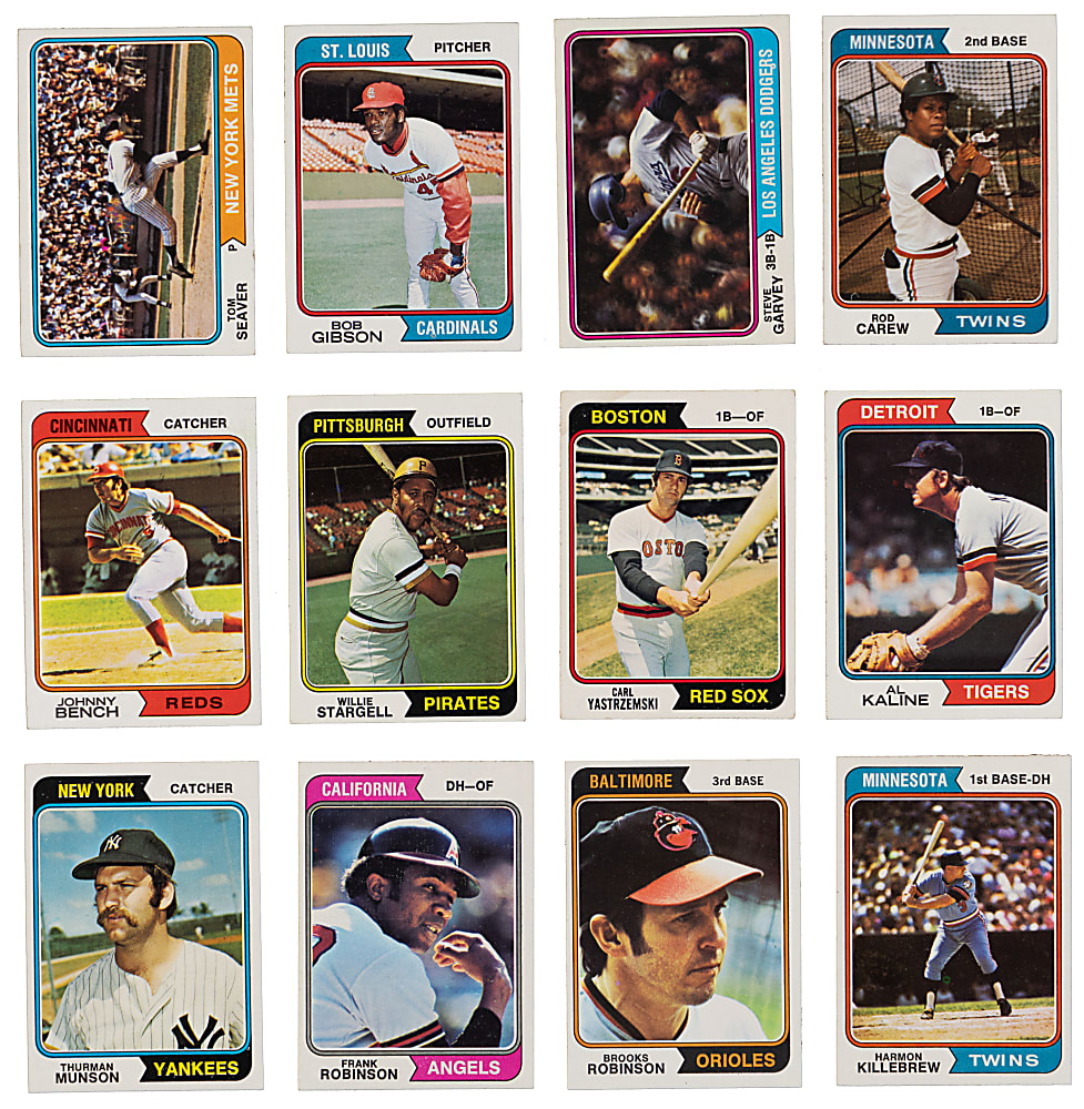 1974 Topps Hall of Famers, Stars & Variations (68)