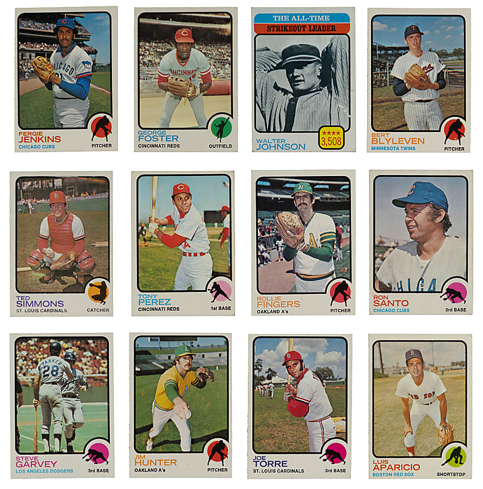 1973 Topps Collection (850+) with (60+) Hall of Famers