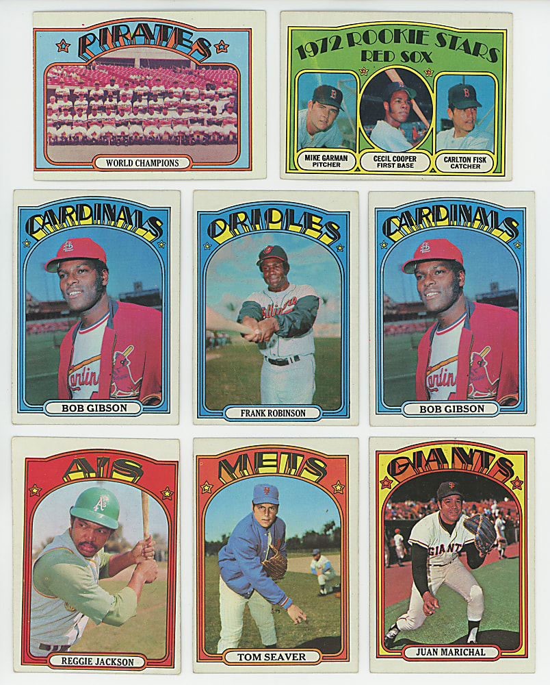 1972 Topps Collection (475) with (50+) Hall of Famers Including Aaron, Clemente & Mays