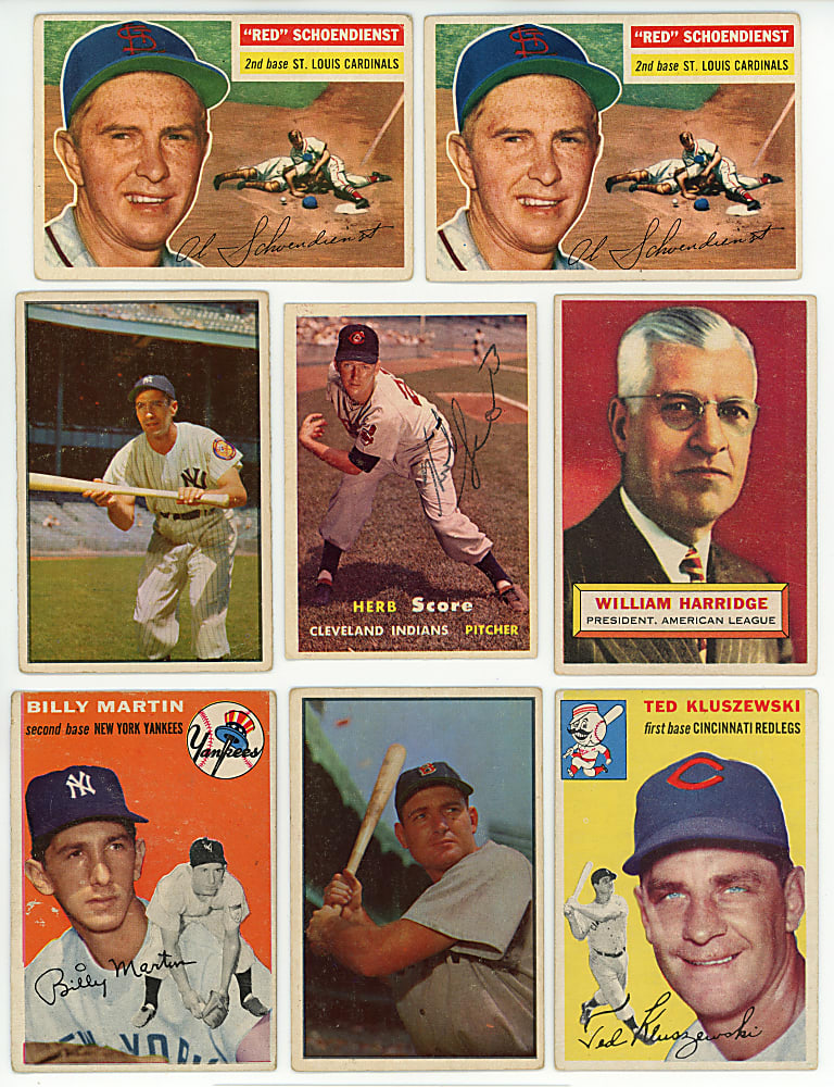 1952-1959 Topps & Bowman Collection (375+) with (20+) Hall of Famers