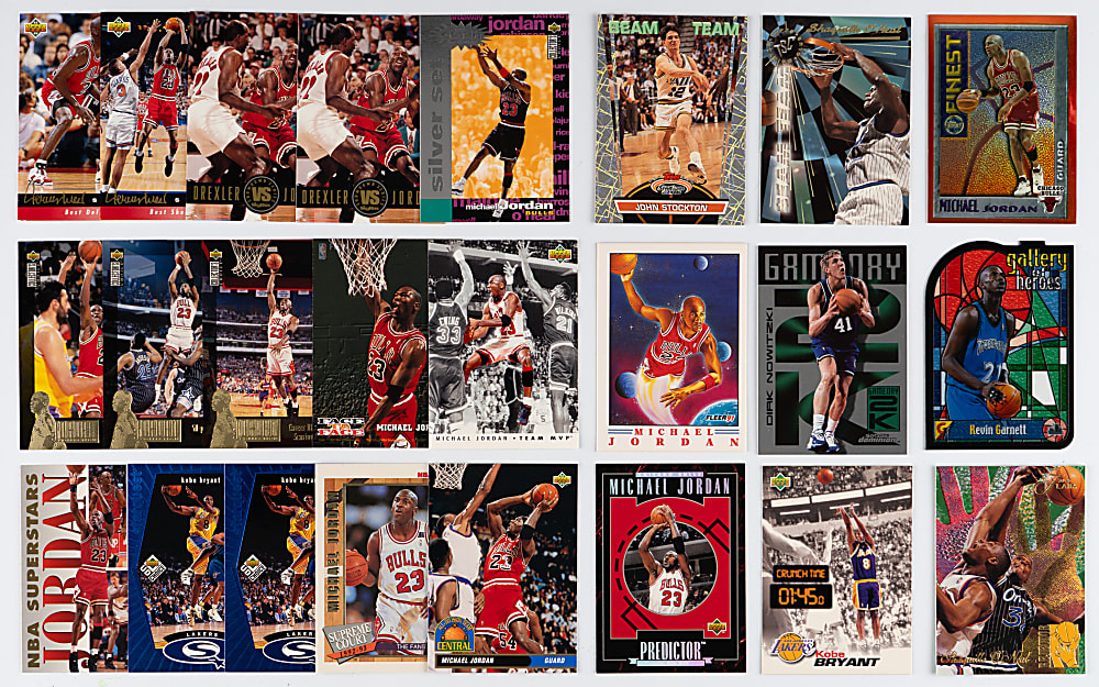 1990s Basketball Insert & Parallel Collection (3,500+) with Many Hall of Famers