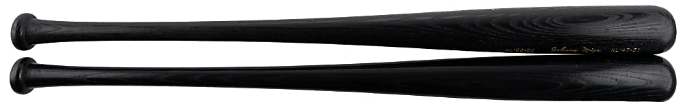 "50 Home Run Club" & "Triple Crown Season" Limited Edition Black Bats Pair