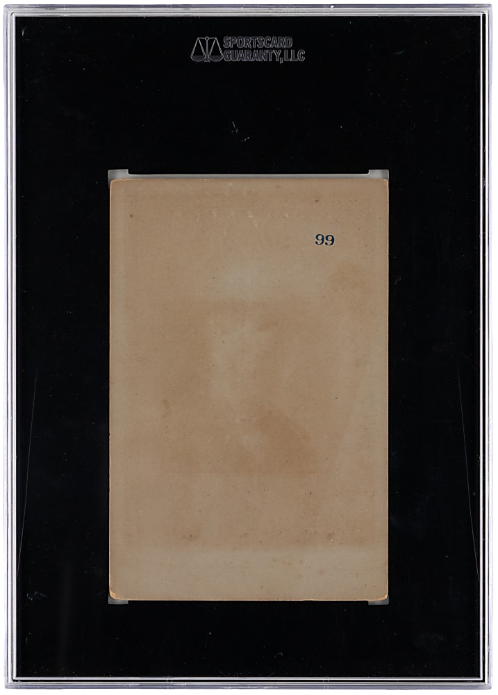 1889 Klein & Guttenstein Cabinet Card #25 Bob Fitzsimmons - SGC Authentic