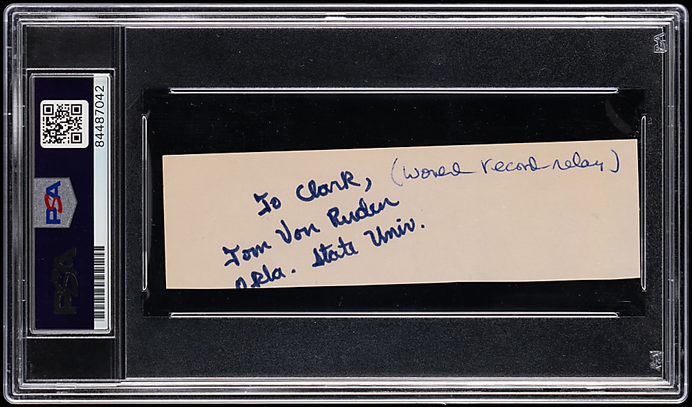 James Braddock Cut Signature - PSA/DNA Authentic Autograph