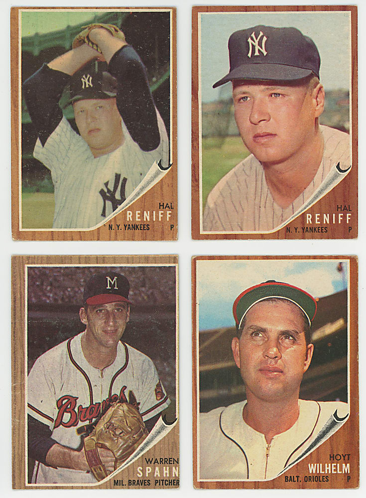 1962 Topps Hall of Fame & Star Collection (31) Different with (3) Mantle Plus Brock & Perry Rookies