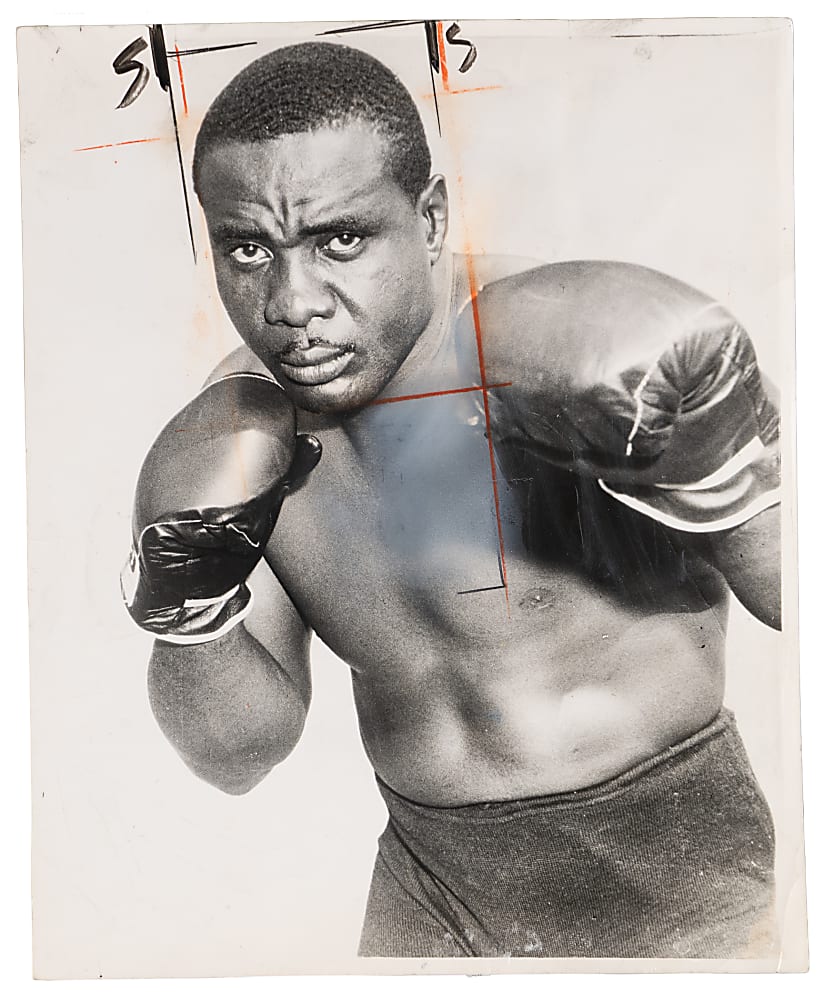 1962 Sonny Liston Original Type I News Service Photo with Full PSA