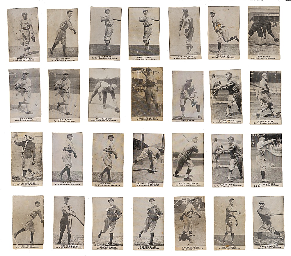 1921-1922 E121 American Caramel (38) & 1922 V61 Neilson's Chocolate (10) Collection - (48 Total Cards)