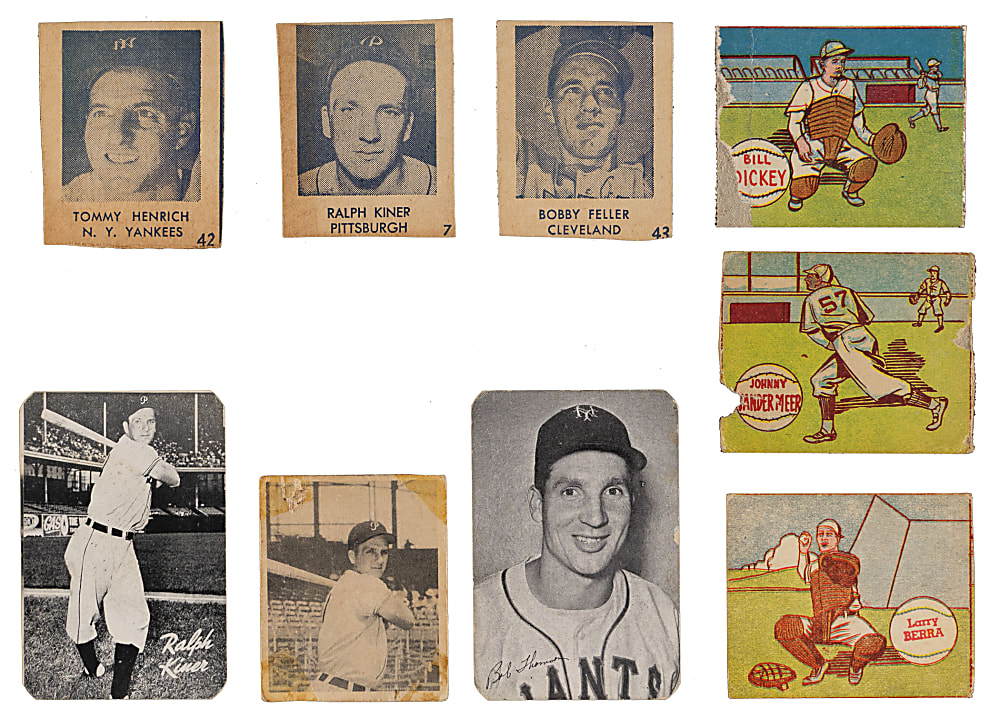 1939-1949 Vintage Type Card Collection (24) with (6) Hall of Famers