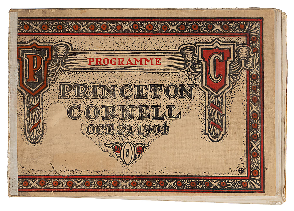 1904 Princeton Versus Cornell Football Program