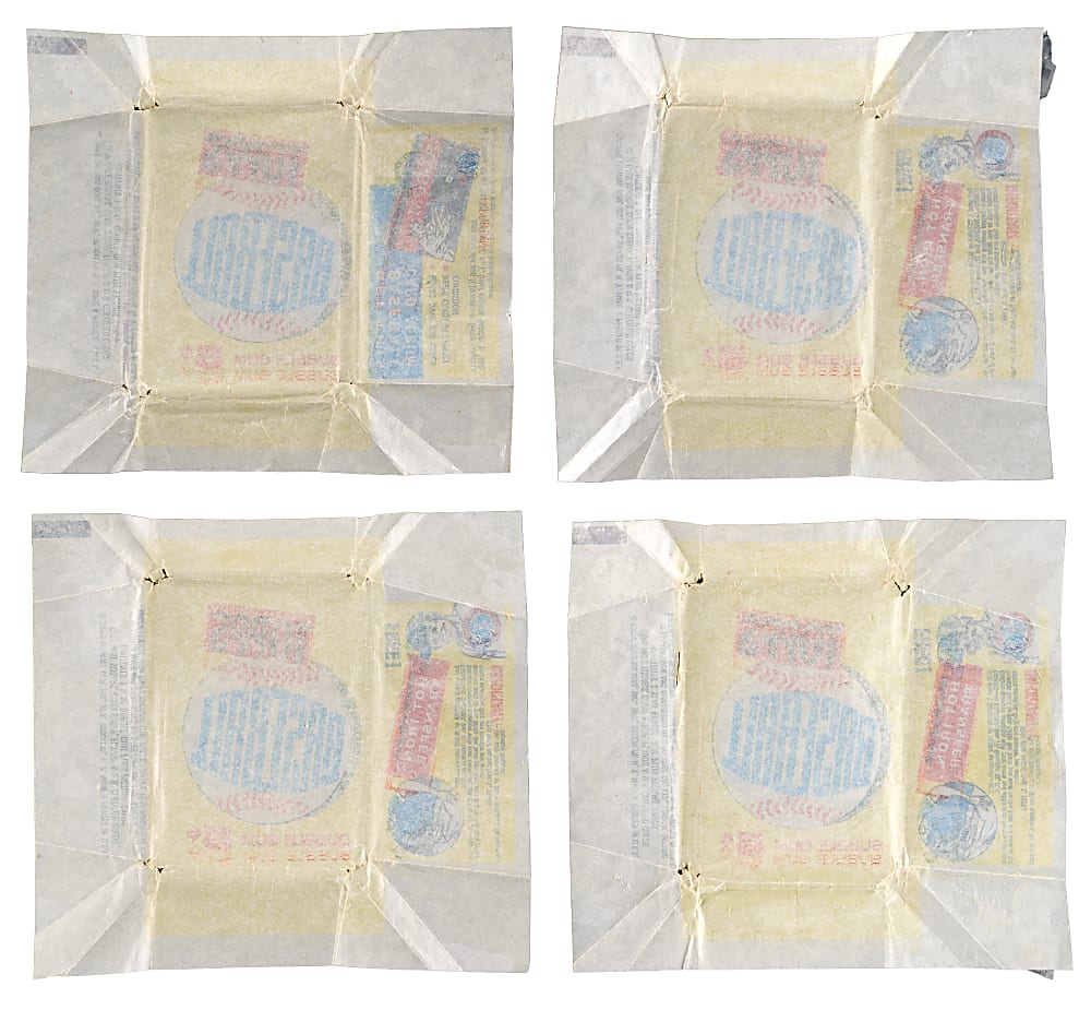 1960 Topps Baseball 5-Cent Wrappers Group (8)