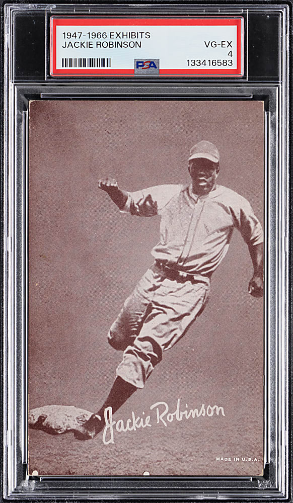 1947-1966 Exhibits Jackie Robinson PSA VG-EX 4