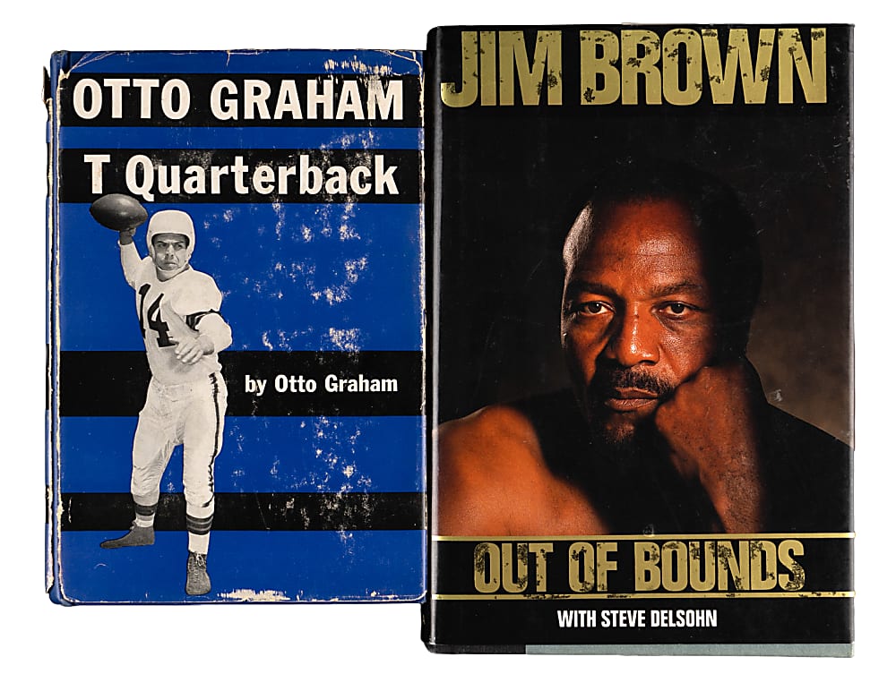 NFL Hall of Famer Signed Magazine/Photograph/Book Collection (14) with Jim Brown & Otto Graham