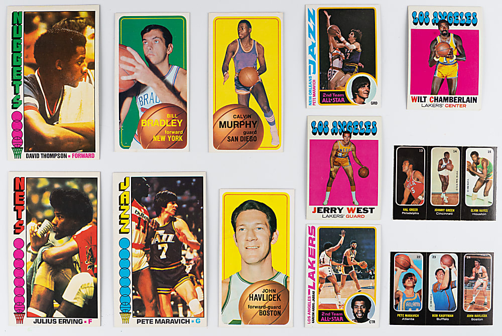 1970-1979 Topps Basketball Collection (470) with Many Hall of Famers & Partial Sets