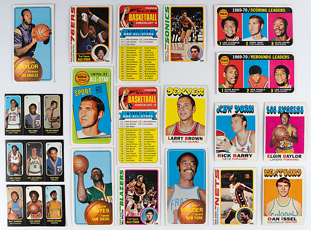 1970-1979 Topps Basketball Collection (470) with Many Hall of Famers & Partial Sets
