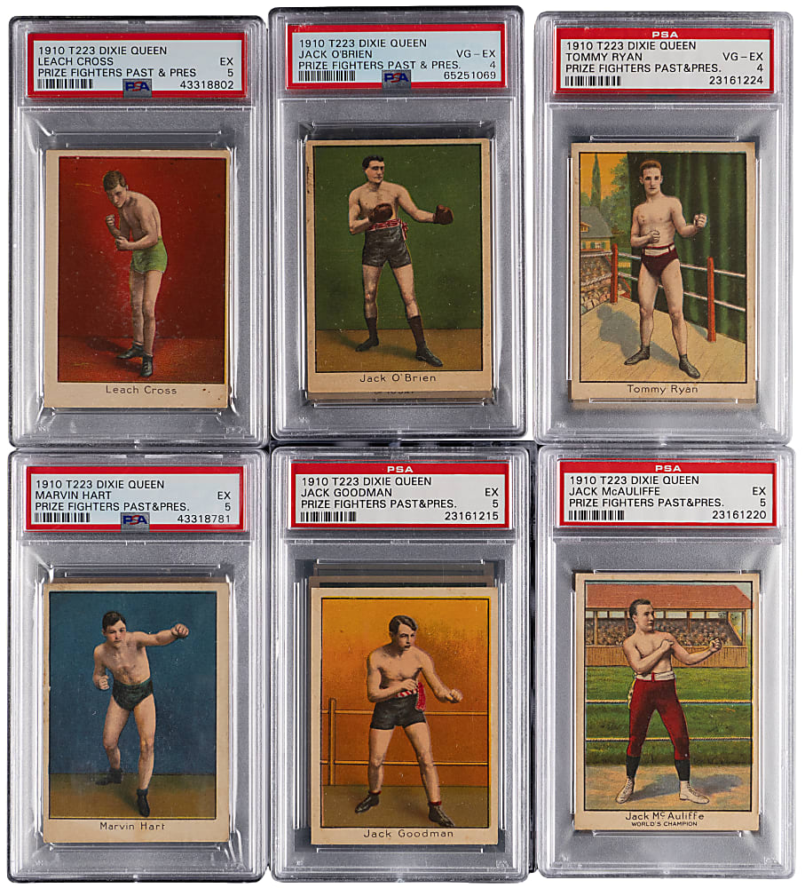 1910 T223 Dixie Queen Prize Fighters Complete Graded Set (50)