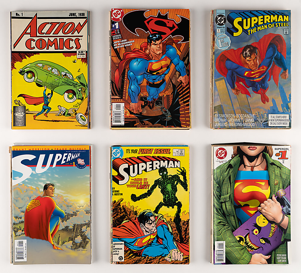 1966-2025 DC Superman Related Comic Book Collection (1,750+) with Many Titles