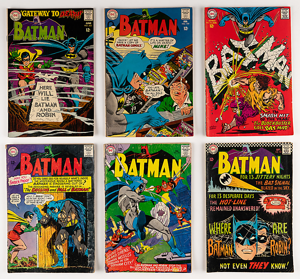 1961-1987 DC Batman Comic Book Collection (40)