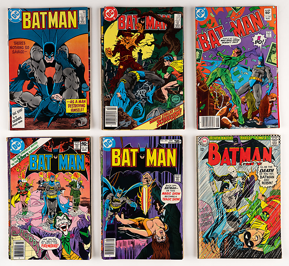 1961-1987 DC Batman Comic Book Collection (40)