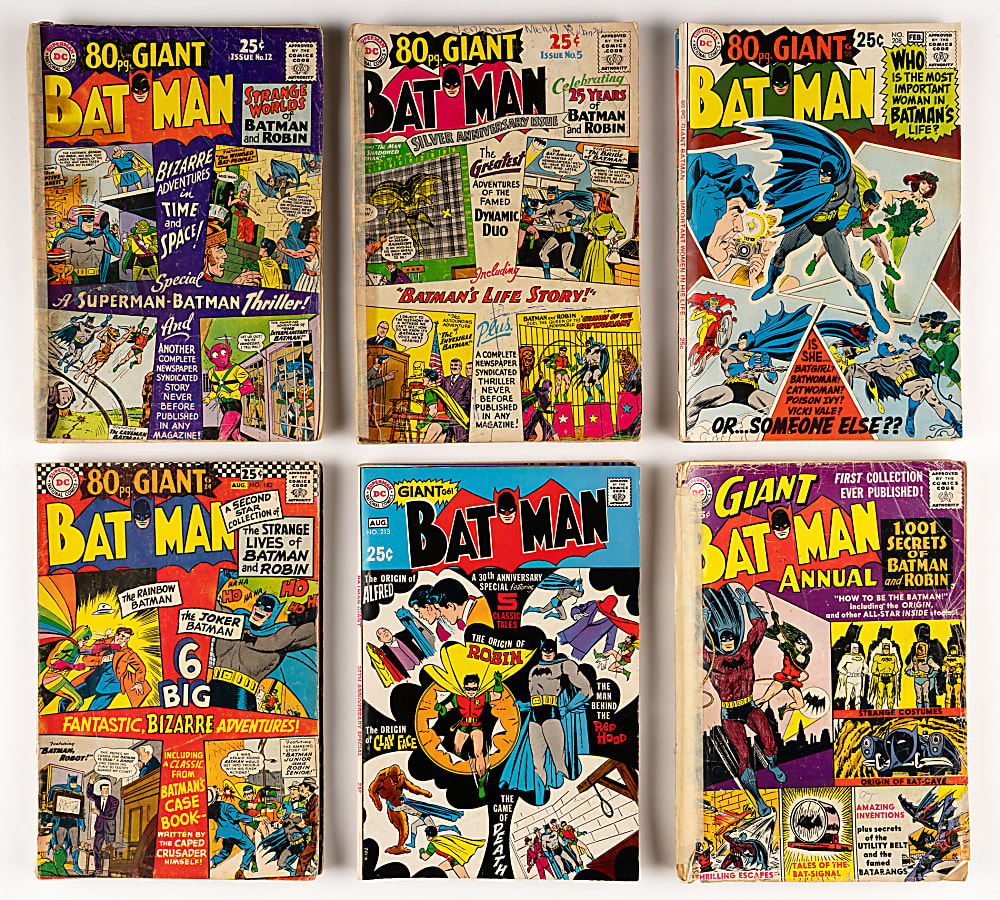 1961-1987 DC Batman Comic Book Collection (40)