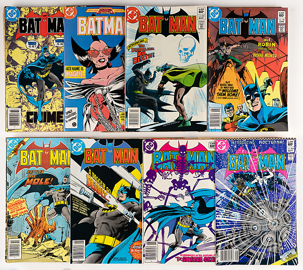 1961-1987 DC Batman Comic Book Collection (40)
