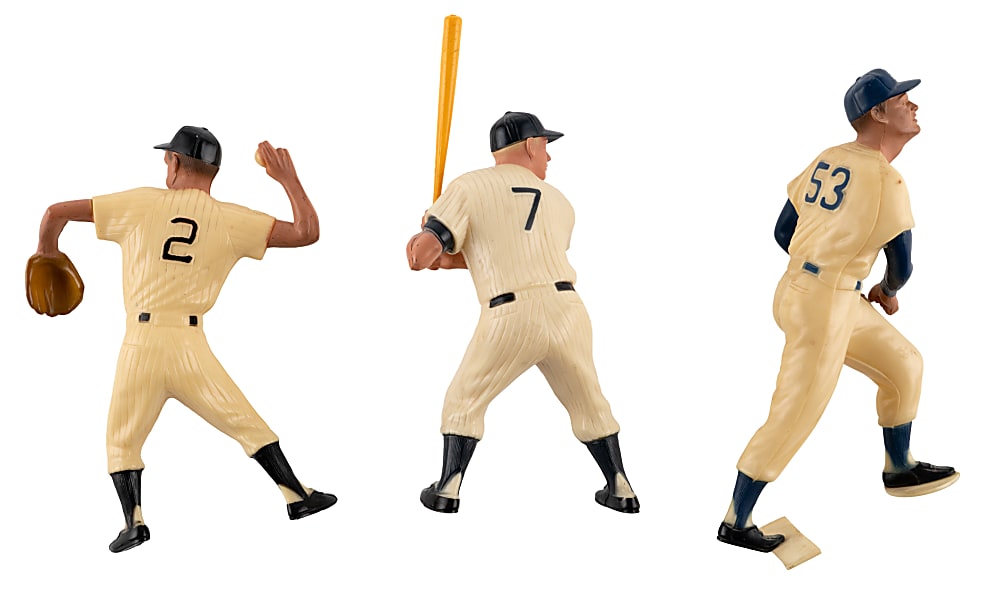 1958-1963 Hartland Baseball Statues (3) with Mantle, Drysdale & Fox
