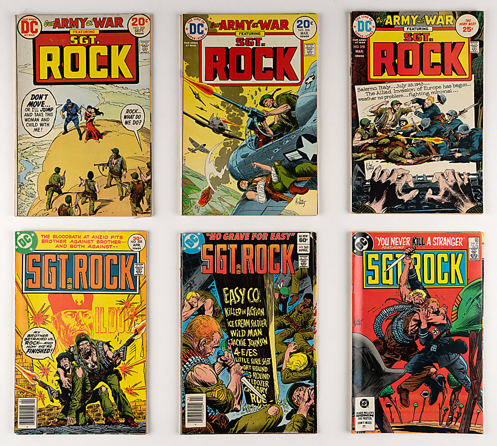 1970s-1980s DC Comic Book Treasure Chest Bundle (350+) with Batman, Superman & Sgt. Rock
