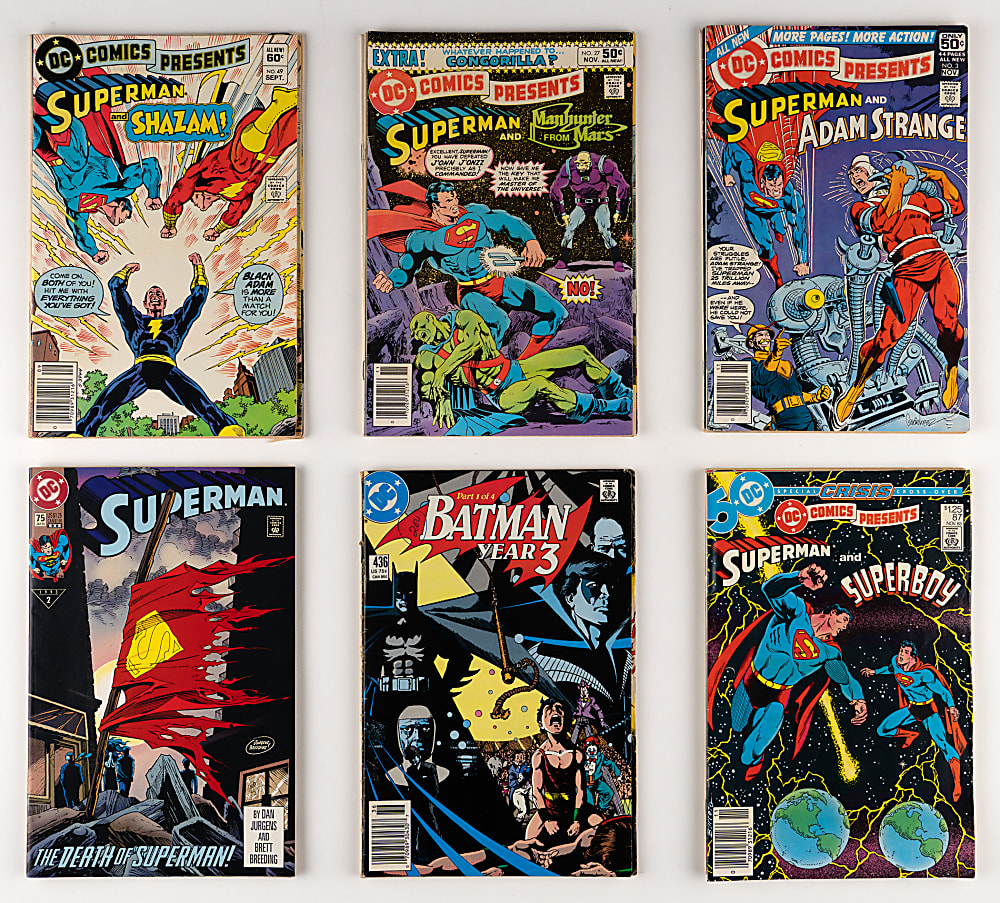 1970s-1980s DC Comic Book Treasure Chest Bundle (350+) with Batman, Superman & Sgt. Rock