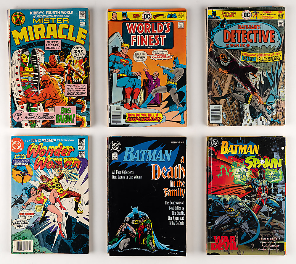 1970s-1980s DC Comic Book Treasure Chest Bundle (350+) with Batman, Superman & Sgt. Rock