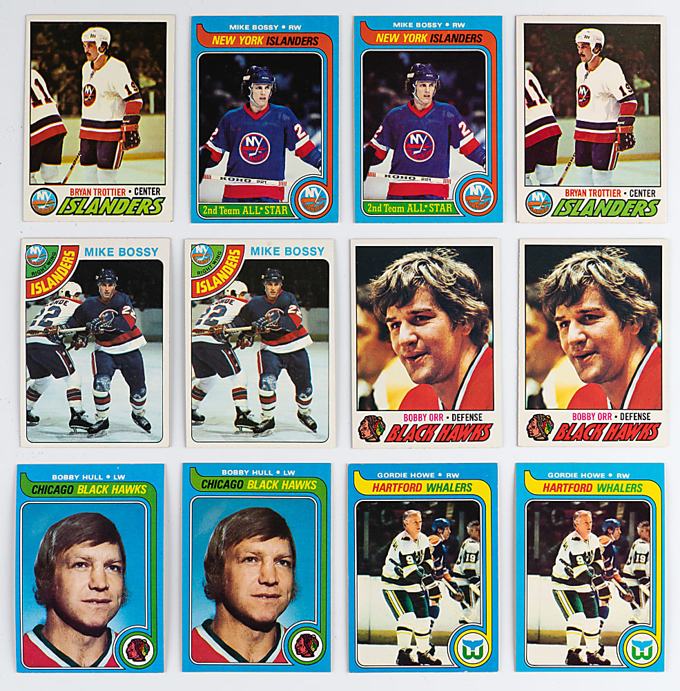 1977-1978 to 1979-1980 Topps Hockey Complete/Near Set Collection (6) with (1,579) Total Cards