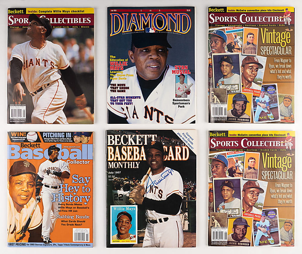 1950s-2000s Willie Mays Related Publications Collection (128)
