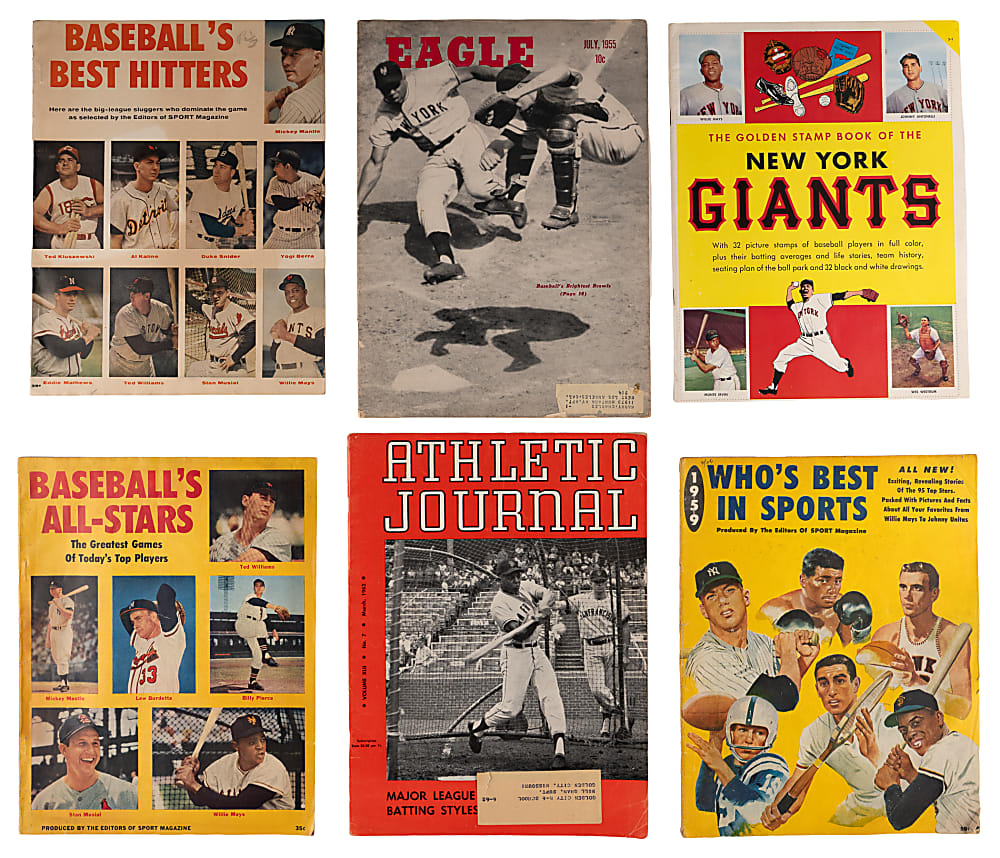 1950s-2000s Willie Mays Related Publications Collection (128)