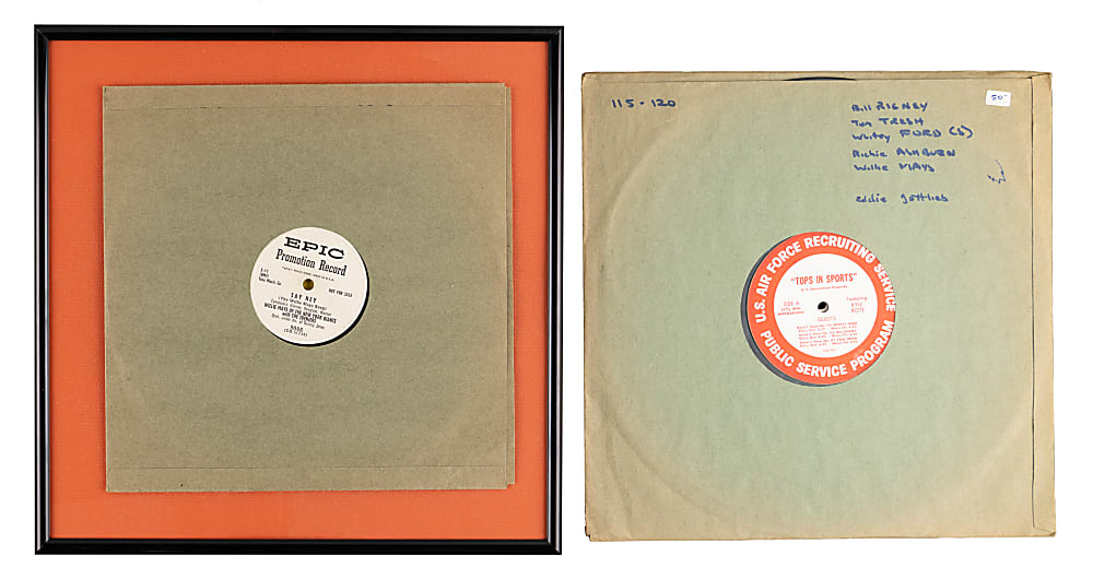 1950s-1980s Willie Mays Related Record Collection (19)