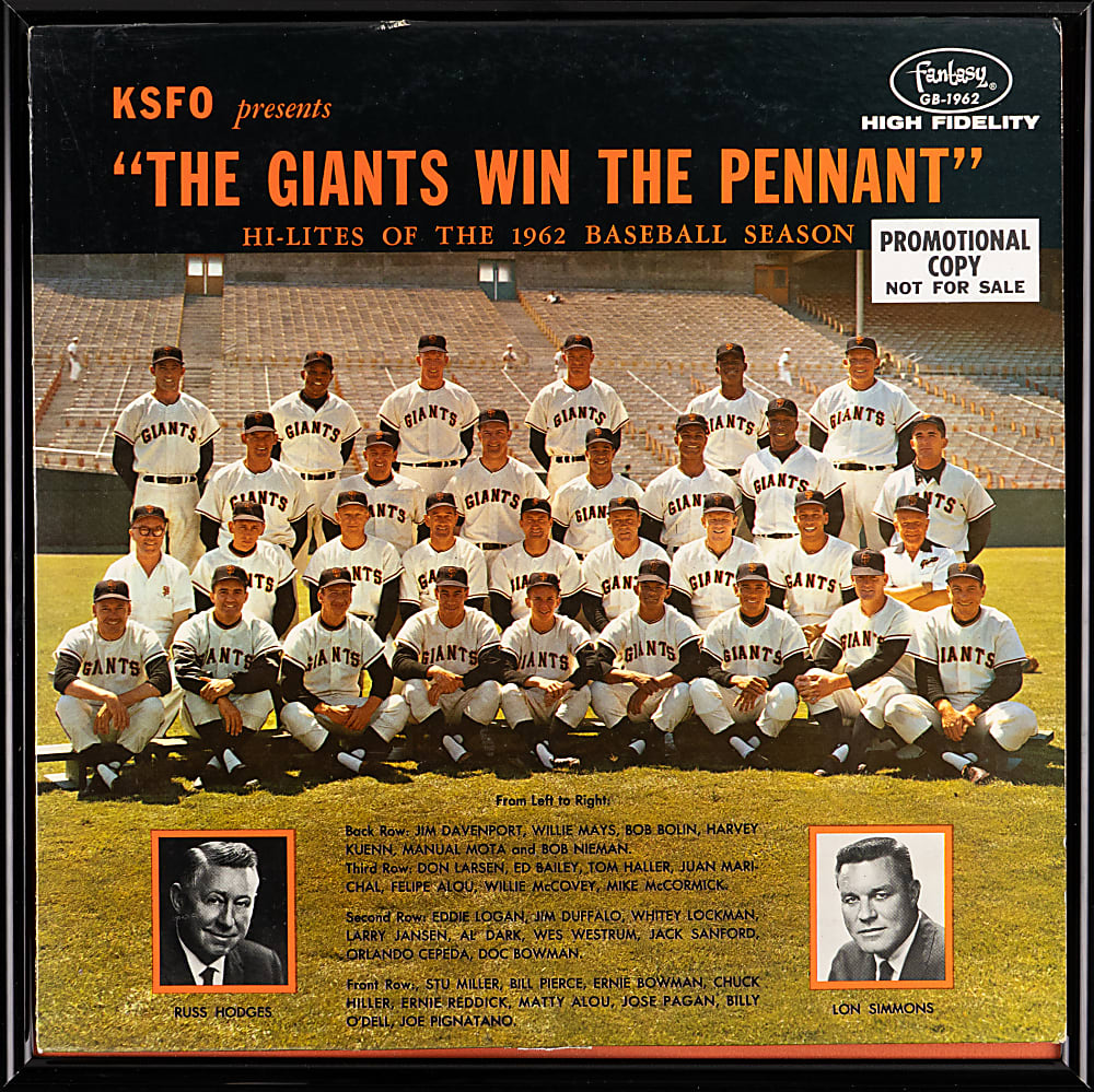 1950s-1980s Willie Mays Related Record Collection (19)