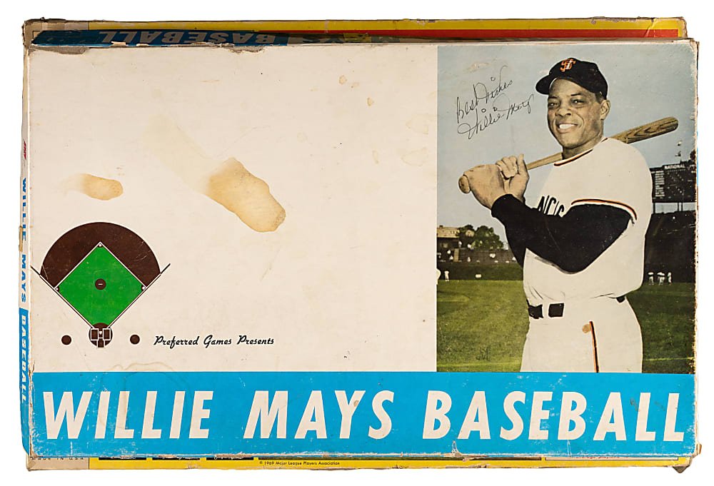 1950s-1990s Willie Mays Related Game/Puzzle Collection (8) with (2) Willie Mays "Say Hey" Baseball Board Games