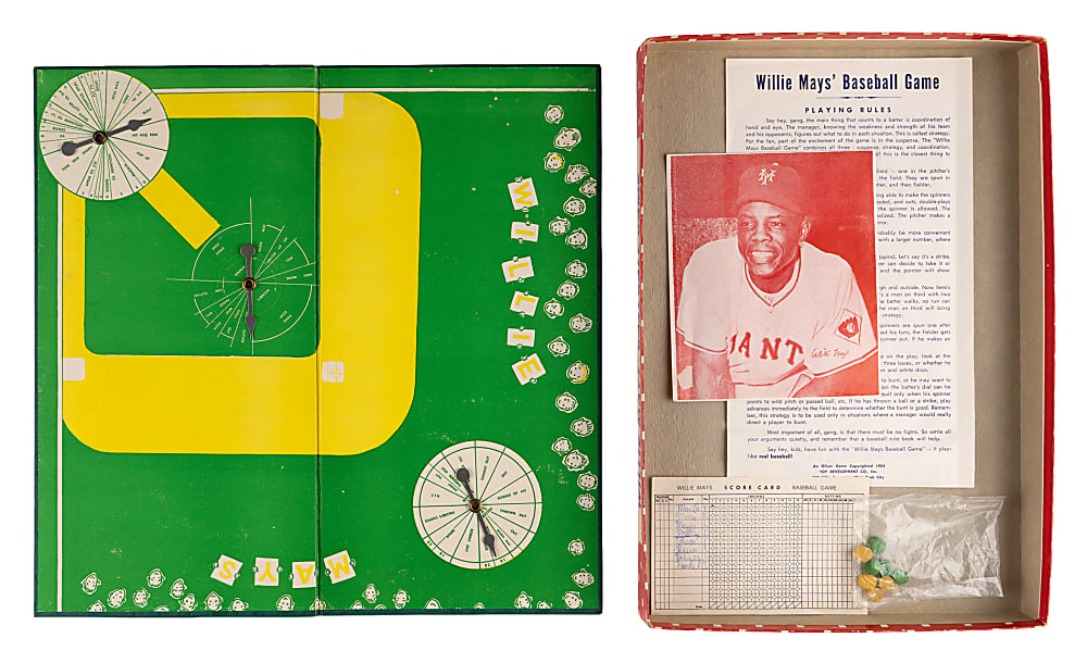 1954 "Say, Hey! - It's Willie Mays " Original Board Game