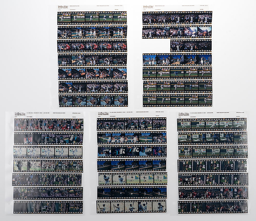 2001 Original Color Slides Hoard (800+) with Ichiro (Rookie) & 2001 All-Star Game Emphasis
