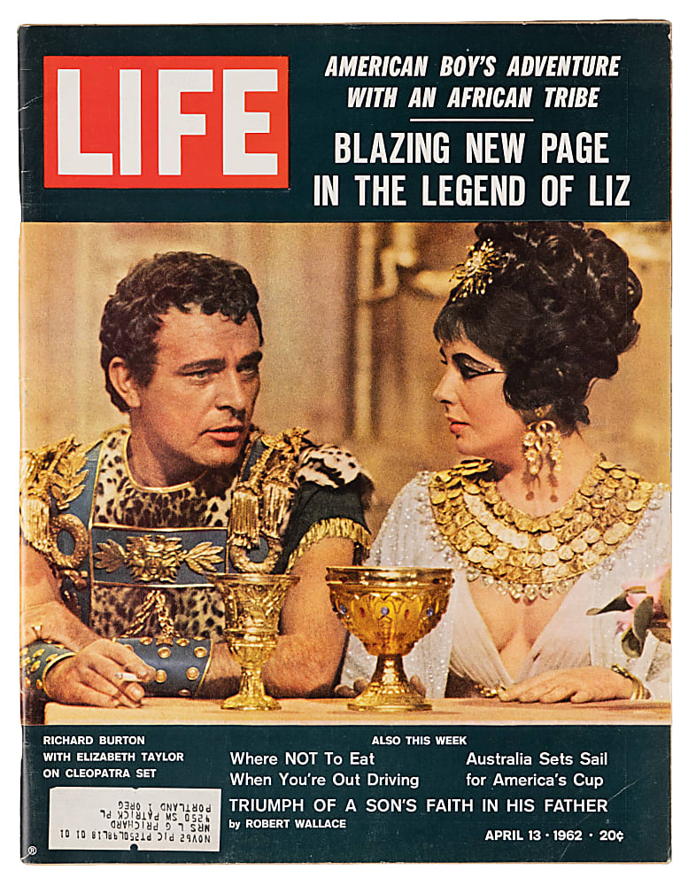 4/13/62 Life Magazine with Mantle/Maris Post Cereal Card Panel
