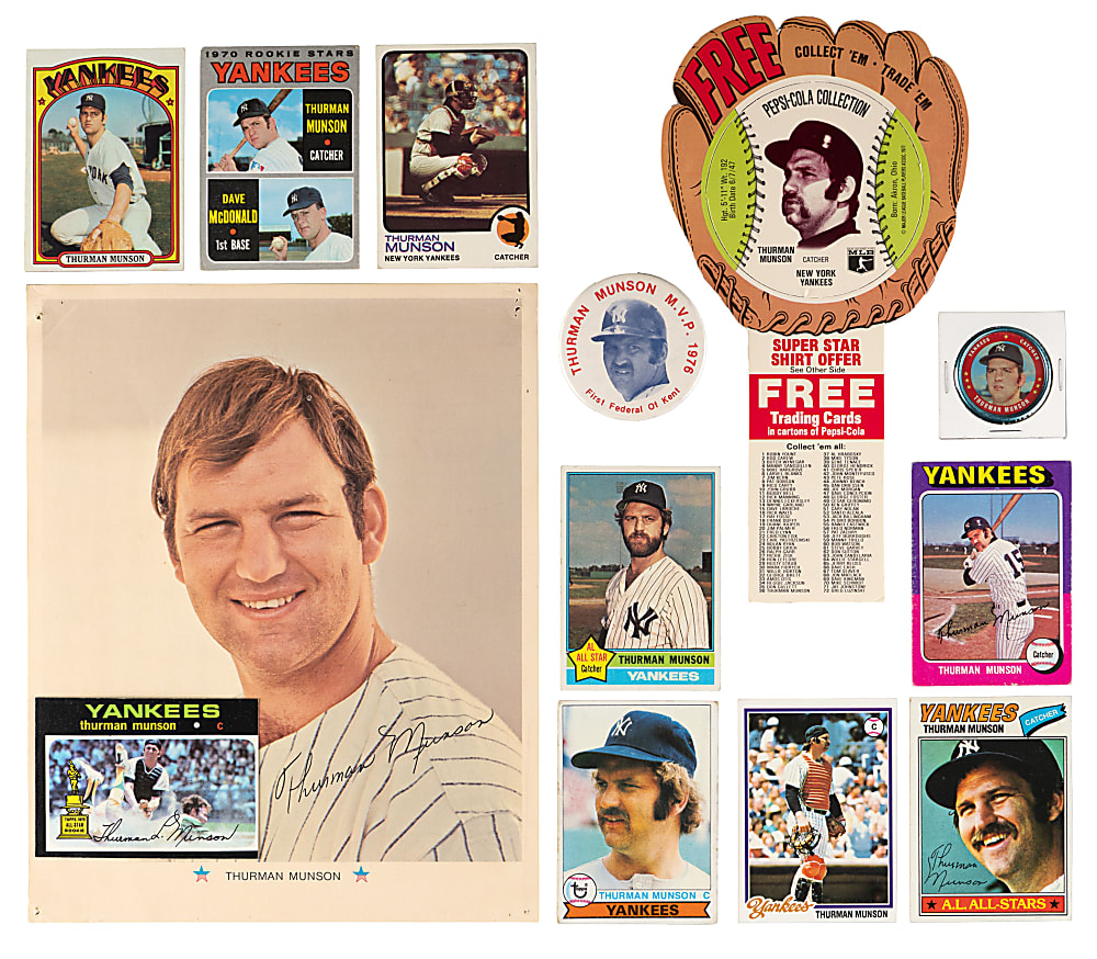 1970-1979 Thurman Munson Collection (16)