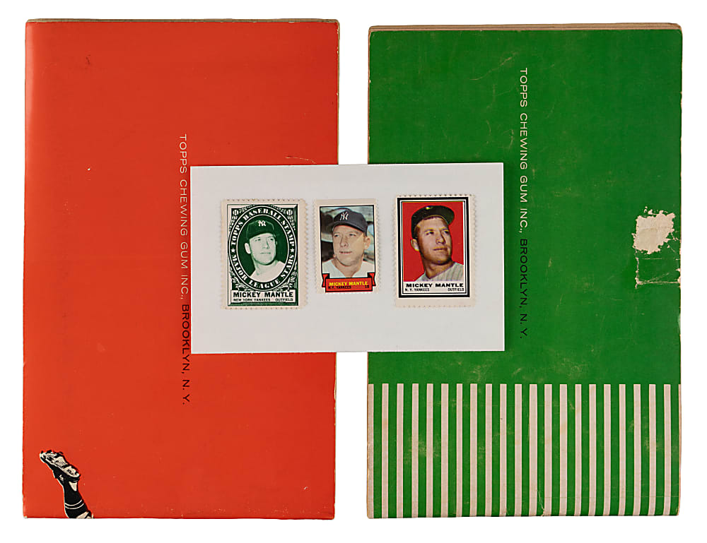 1961-1969 Topps Stamps Collection (213) Total Stamps with 1961 & 1962 Albums