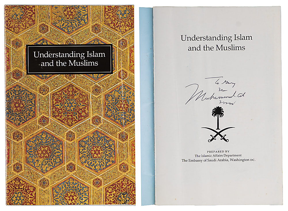 1989 Muhammad Ali Signed "Understanding Islam and the Muslims" Booklet
