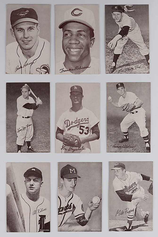 1963 Exhibit Stat Back Complete Set (64)