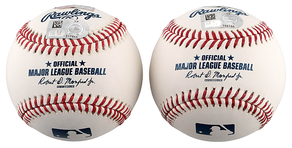Jackson Holliday & Gunnar Henderson Single-Signed OML Baseball Pair - Both Fanatics & MLB Holograms