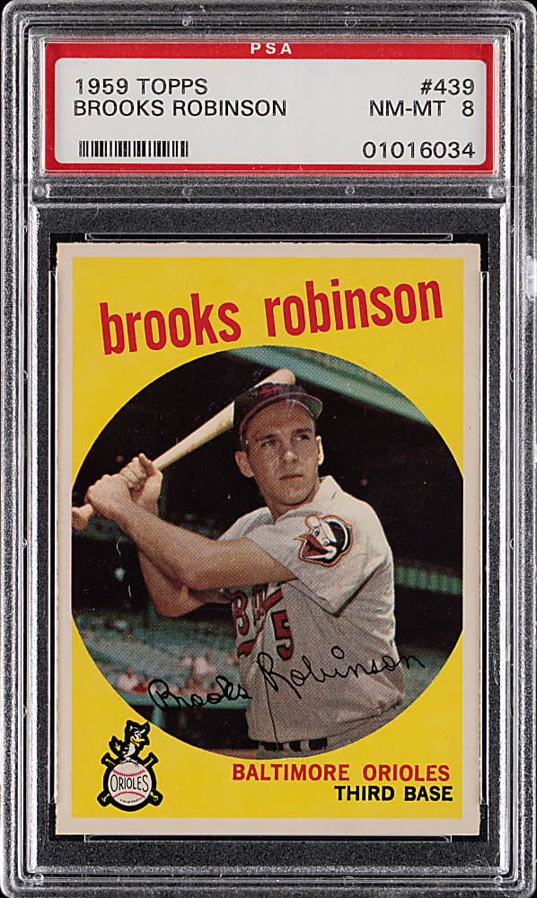 1959 Topps #439 Brooks Robinson PSA NM-MT 8
