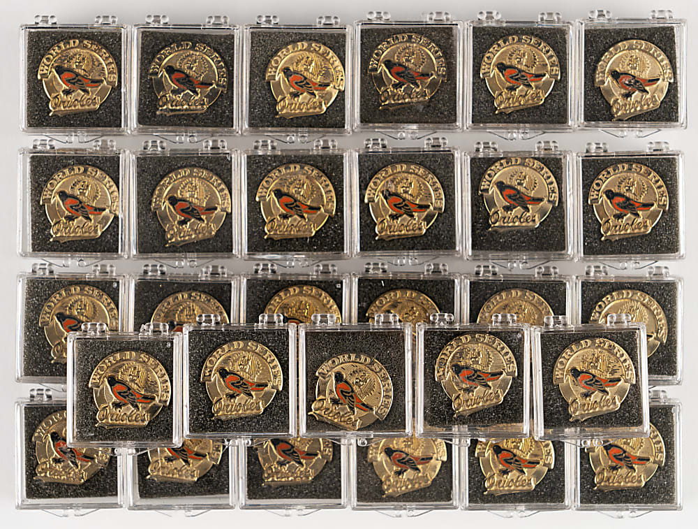 1989 Baltimore Orioles Phantom Press Pins (30)
