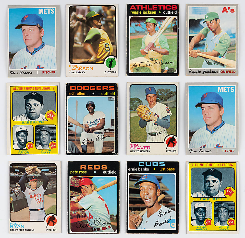1970-1979 Topps Collection (333) Loaded with (138) Hall of Famers