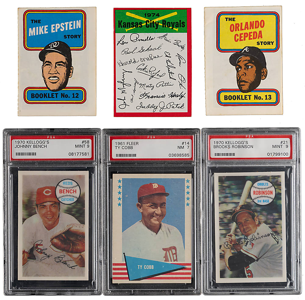 1959-1974 Oddball & Insert Collection (26) with (12) Hall of Famers & (3) PSA Graded